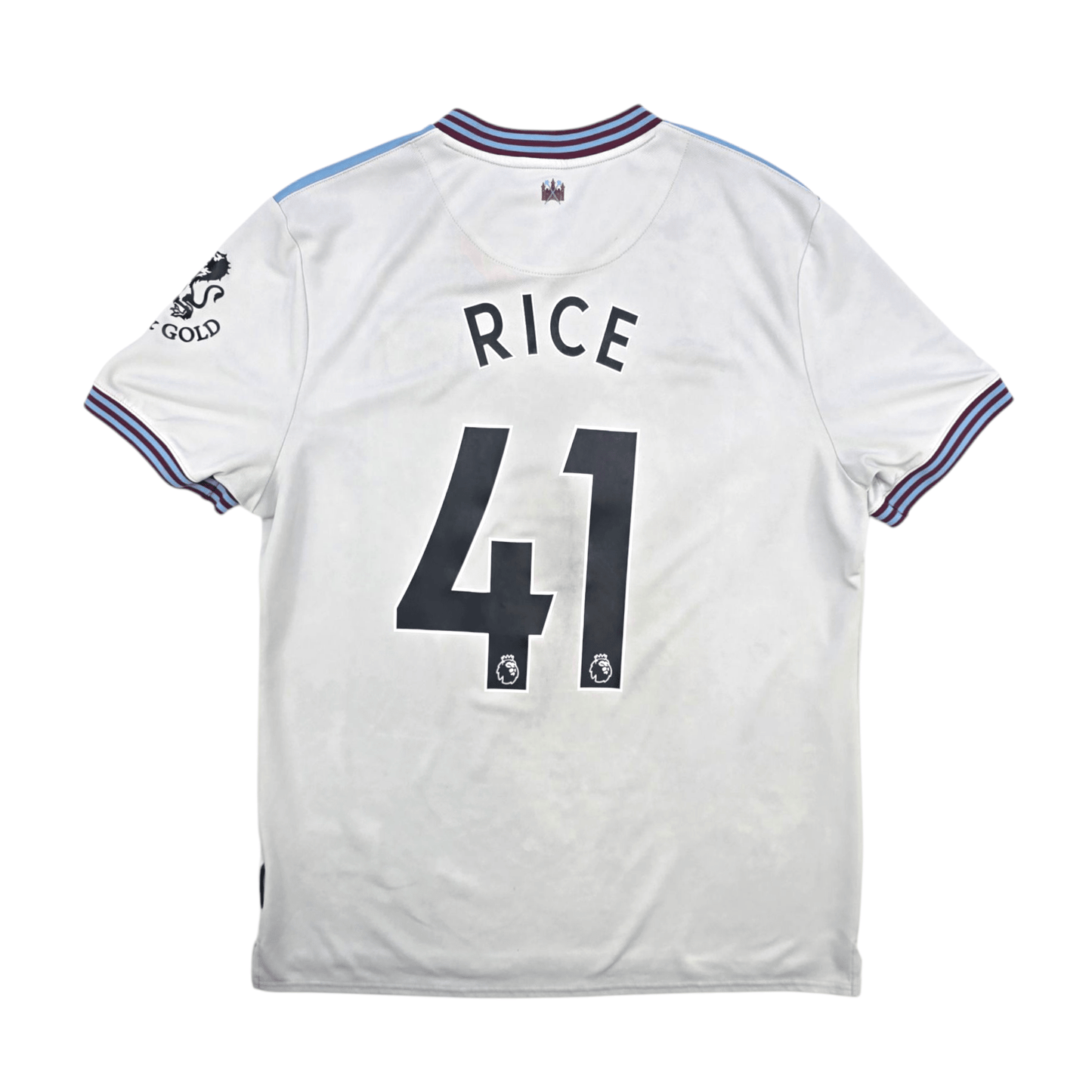 2019/20 West Ham United Away Football Shirt (XL) Umbro #41 Rice
