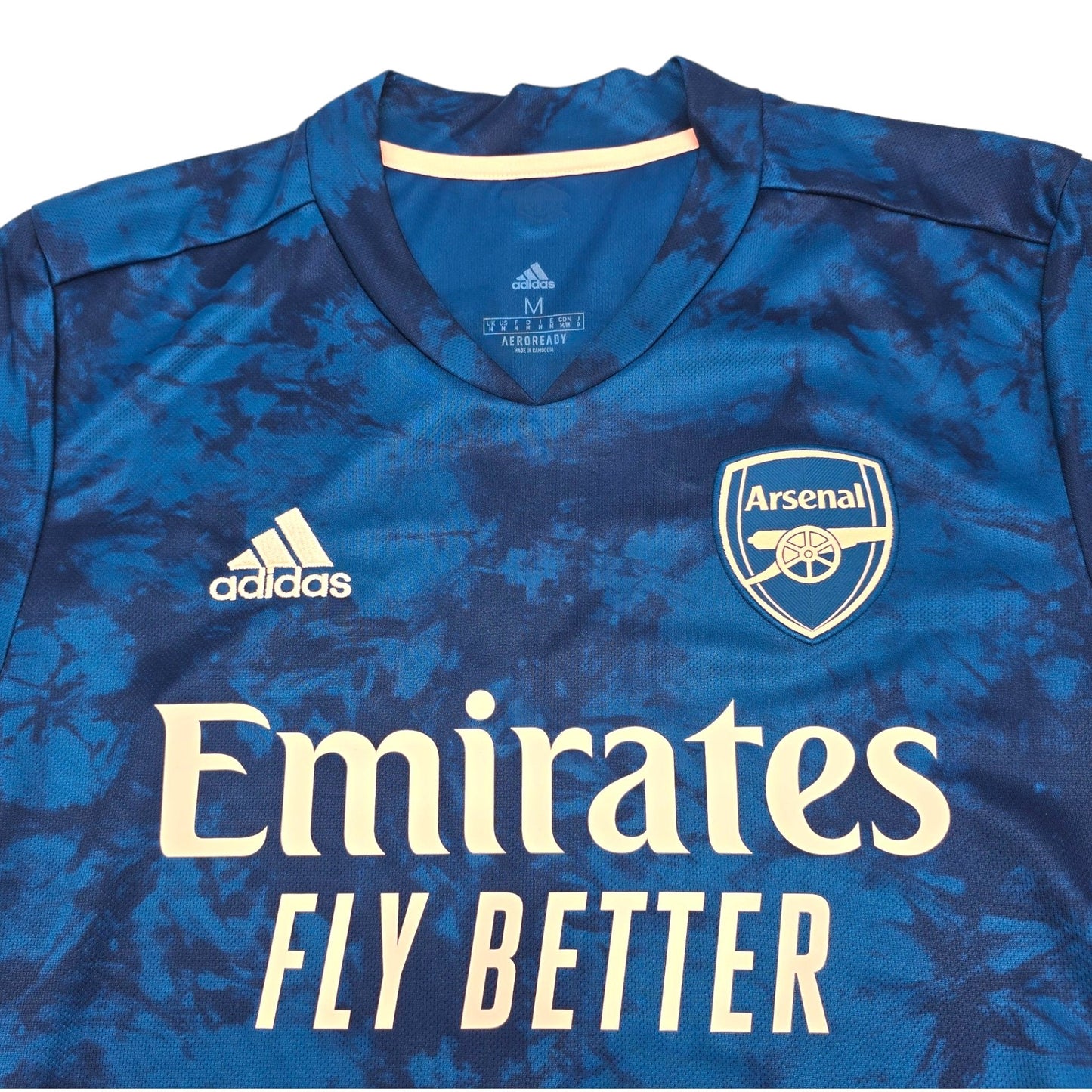 2020/21 Arsenal Third Football Shirt (M) Adidas #32 Smith Rowe