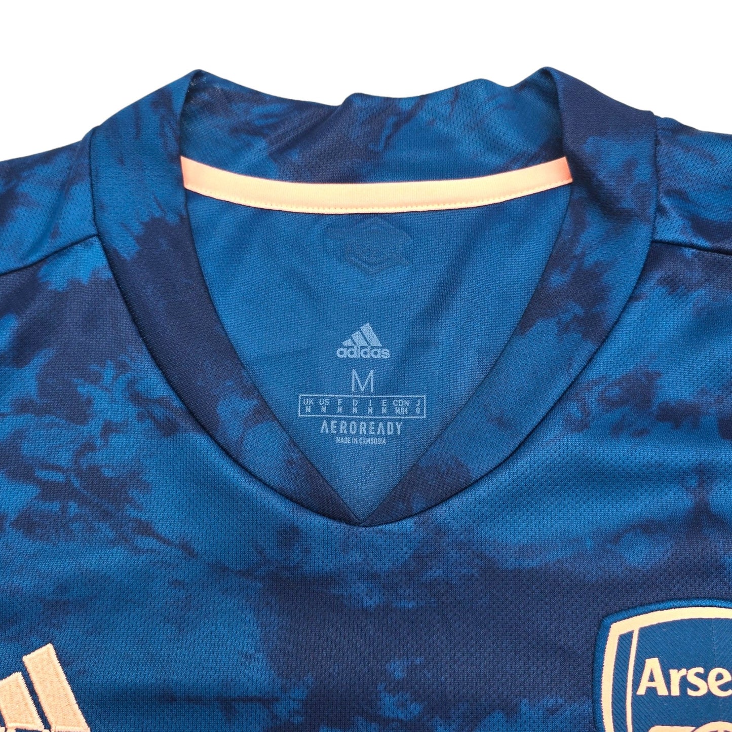 2020/21 Arsenal Third Football Shirt (M) Adidas #32 Smith Rowe