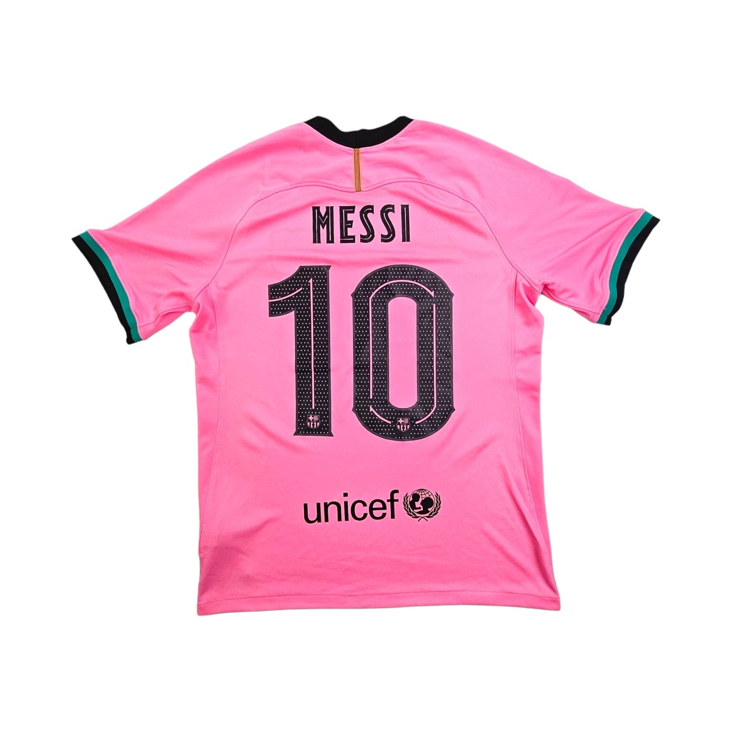 2020/21 Barcelona Third Football Shirt (M) Nike #10 Messi