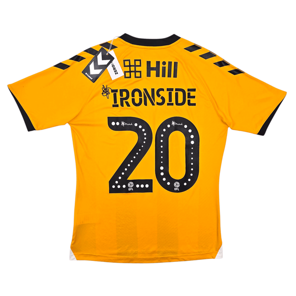2020/21 Cambridge United Home Football Shirt (M) Hummel #20 Ironside (BNWTs)
