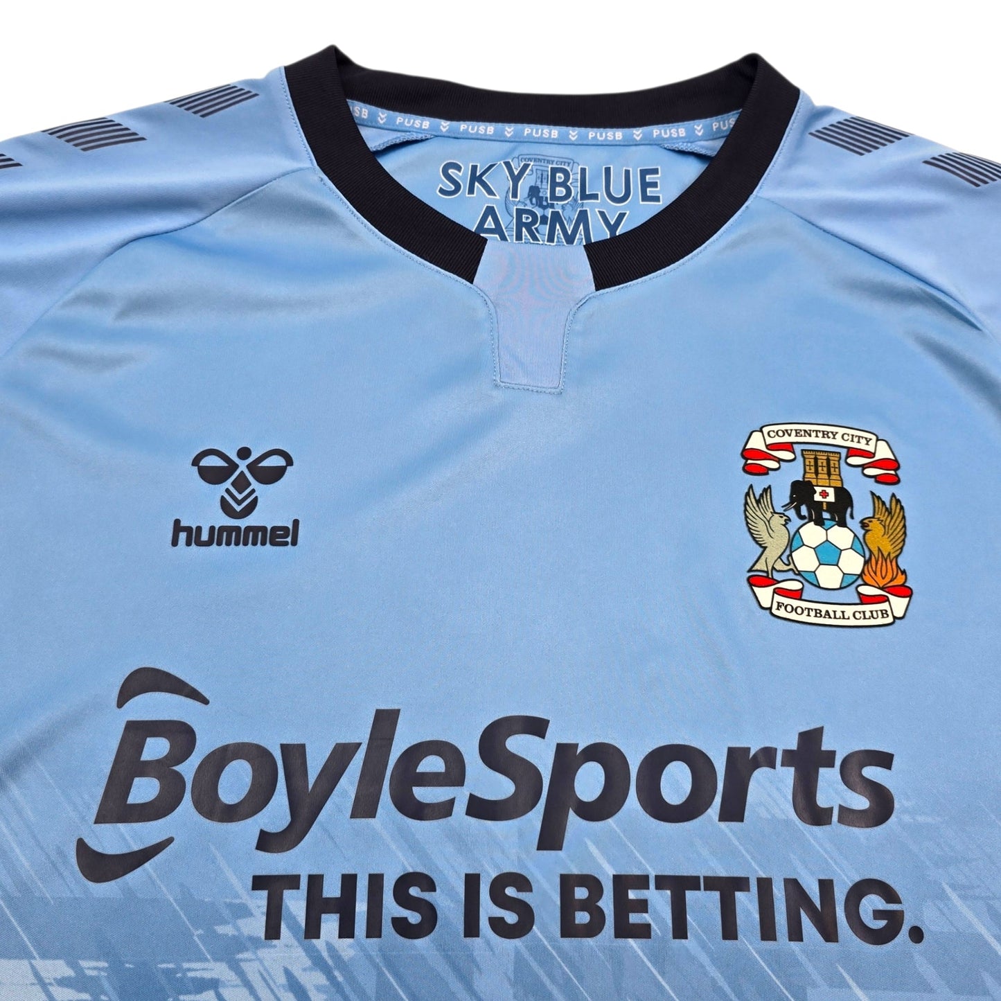 2020/21 Coventry City Home Football Shirt (M) Hummel
