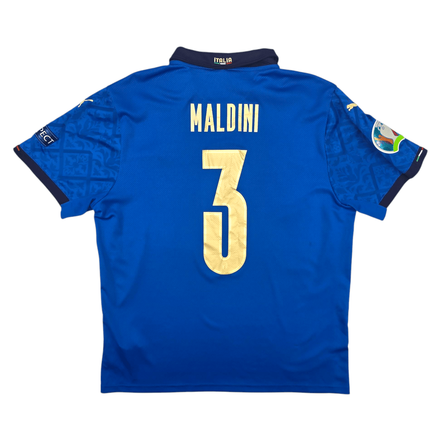 2020/21 Italy Home Football Shirt (XL) Puma #3 Maldini