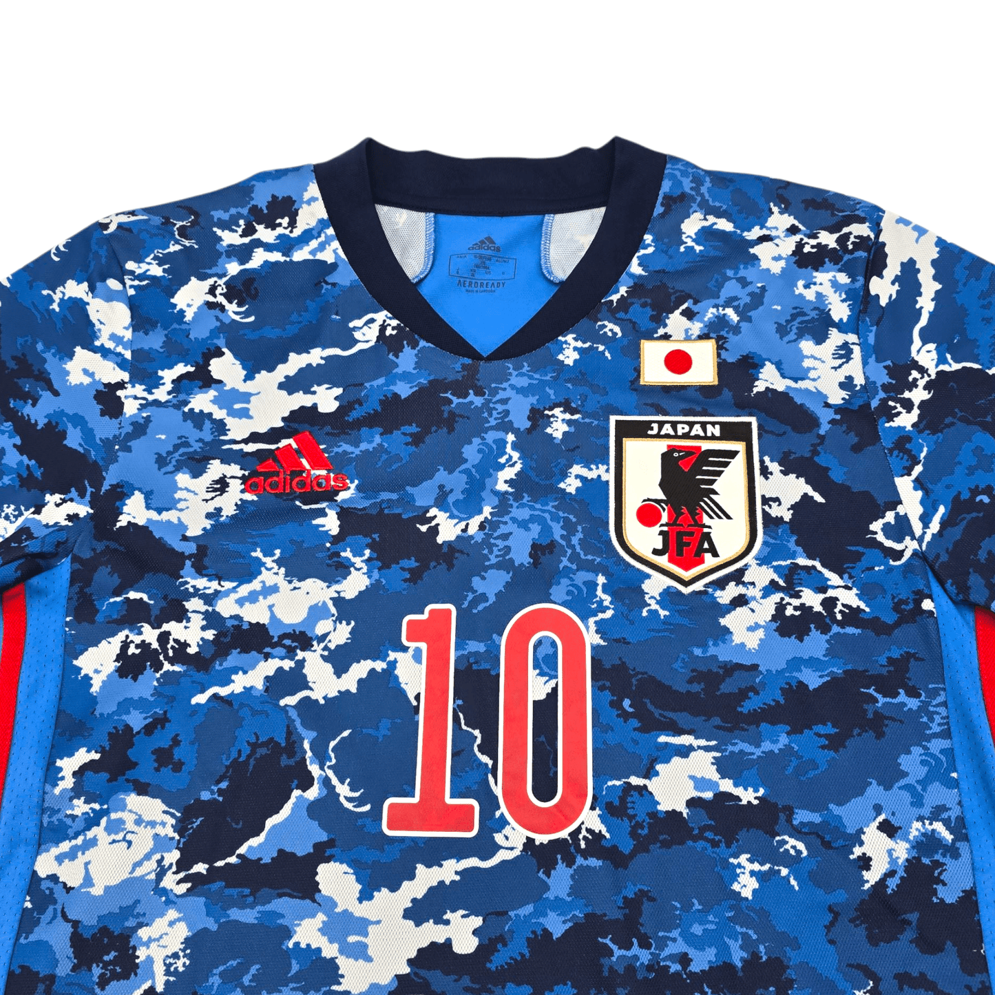 2020/21 Japan Home Football Shirt (L) Adidas #10 Minamino
