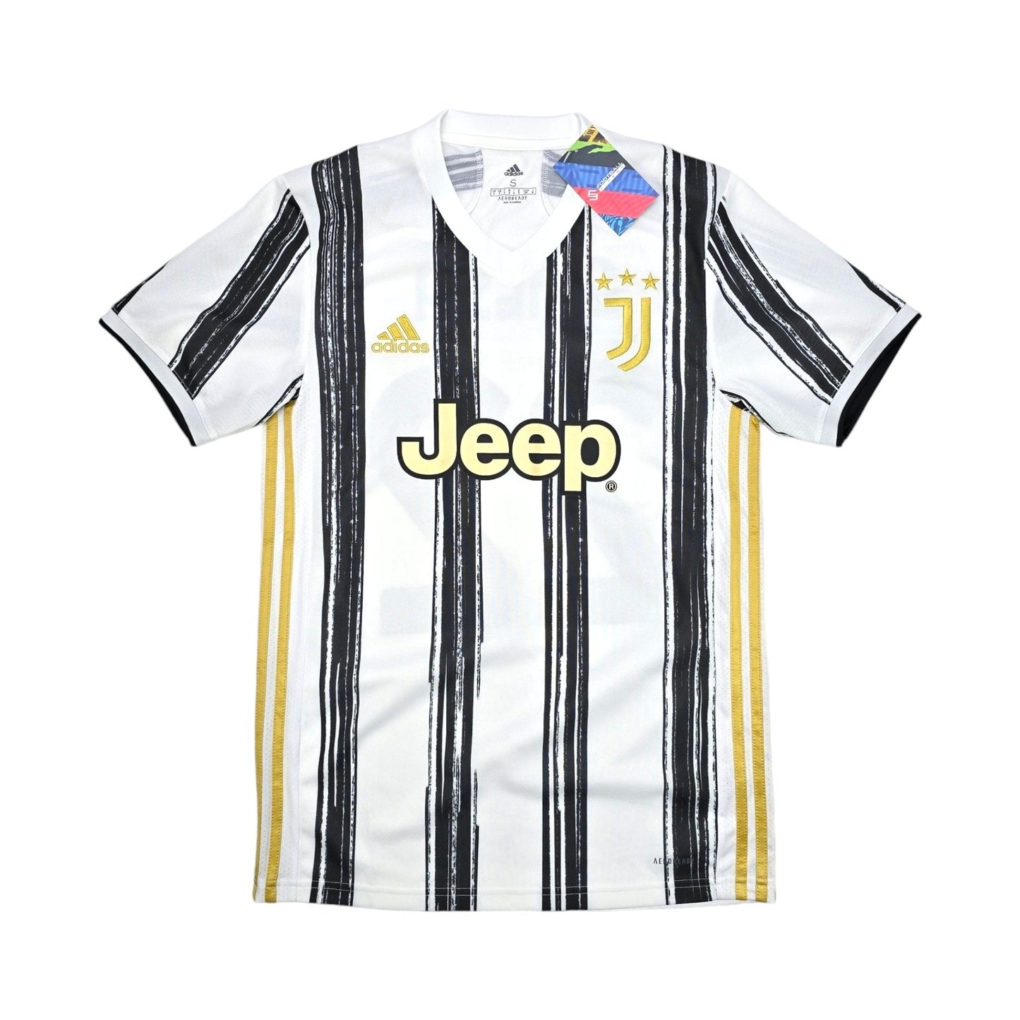 2020/21 Juventus Home Football Shirt (S) Adidas #22 Chiesa