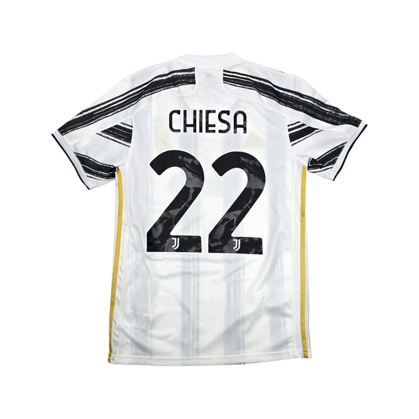 2020/21 Juventus Home Football Shirt (S) Adidas #22 Chiesa