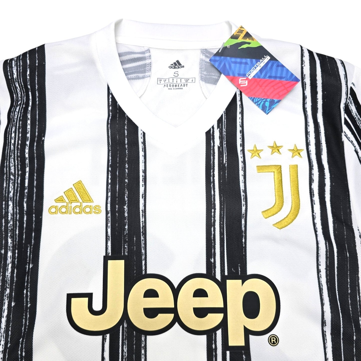 2020/21 Juventus Home Football Shirt (S) Adidas #22 Chiesa
