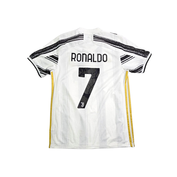 2020/21 Juventus Home Football Shirt (S) Adidas #7 Ronaldo