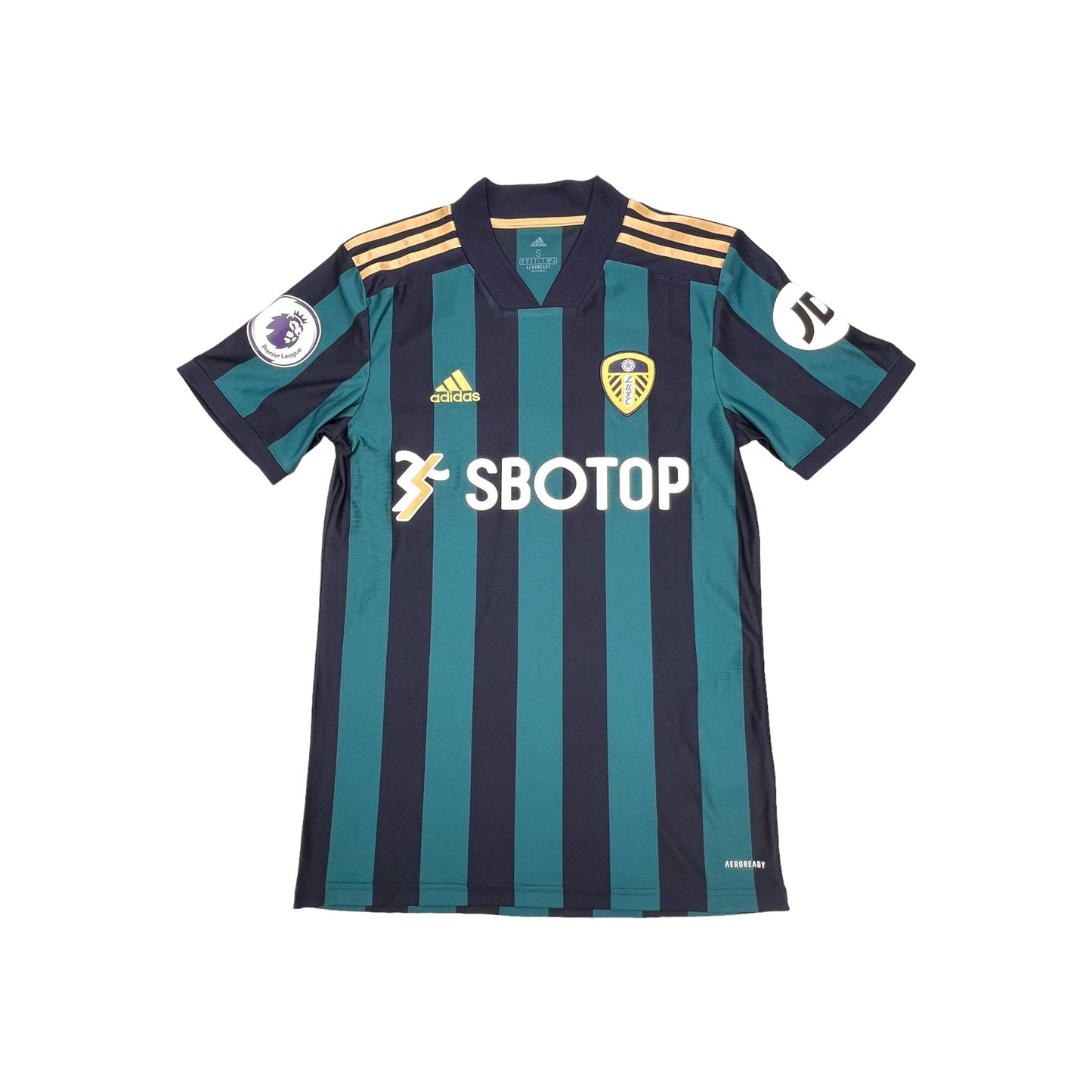 2020/21 Leeds United Away Football Shirt (S) Adidas #9 Bamford