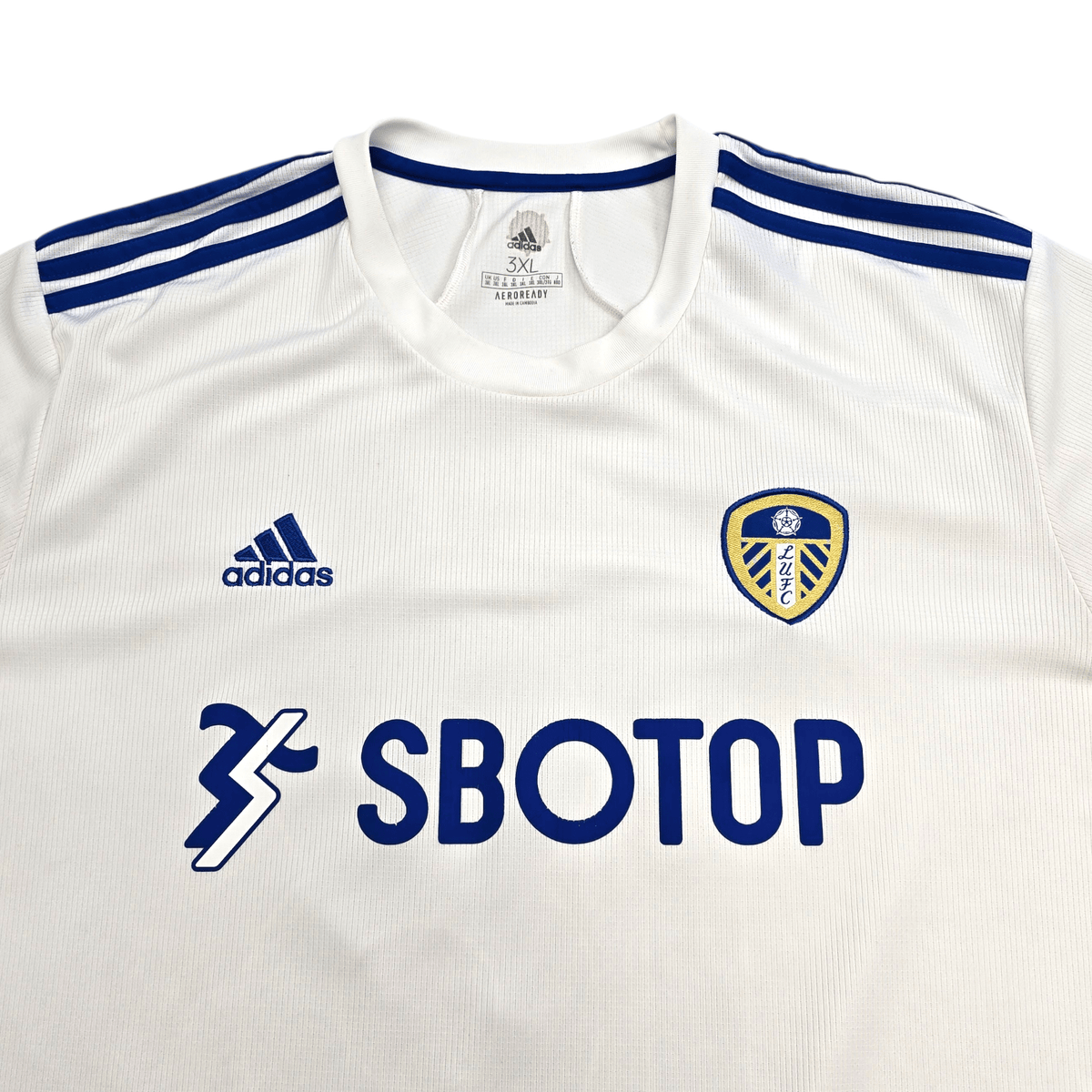 2020/21 Leeds United Home Football Shirt (3XL) Adidas #18 Raphinha