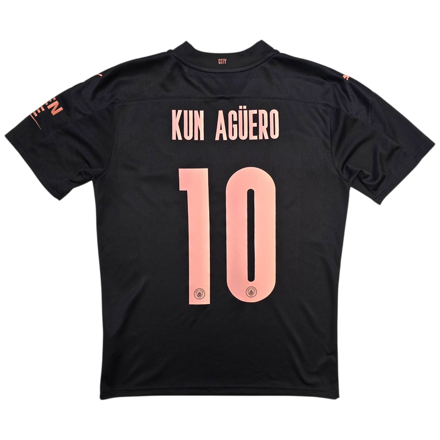 2020/21 Manchester City Away Football Shirt (S) Puma #10 Kun Aguero