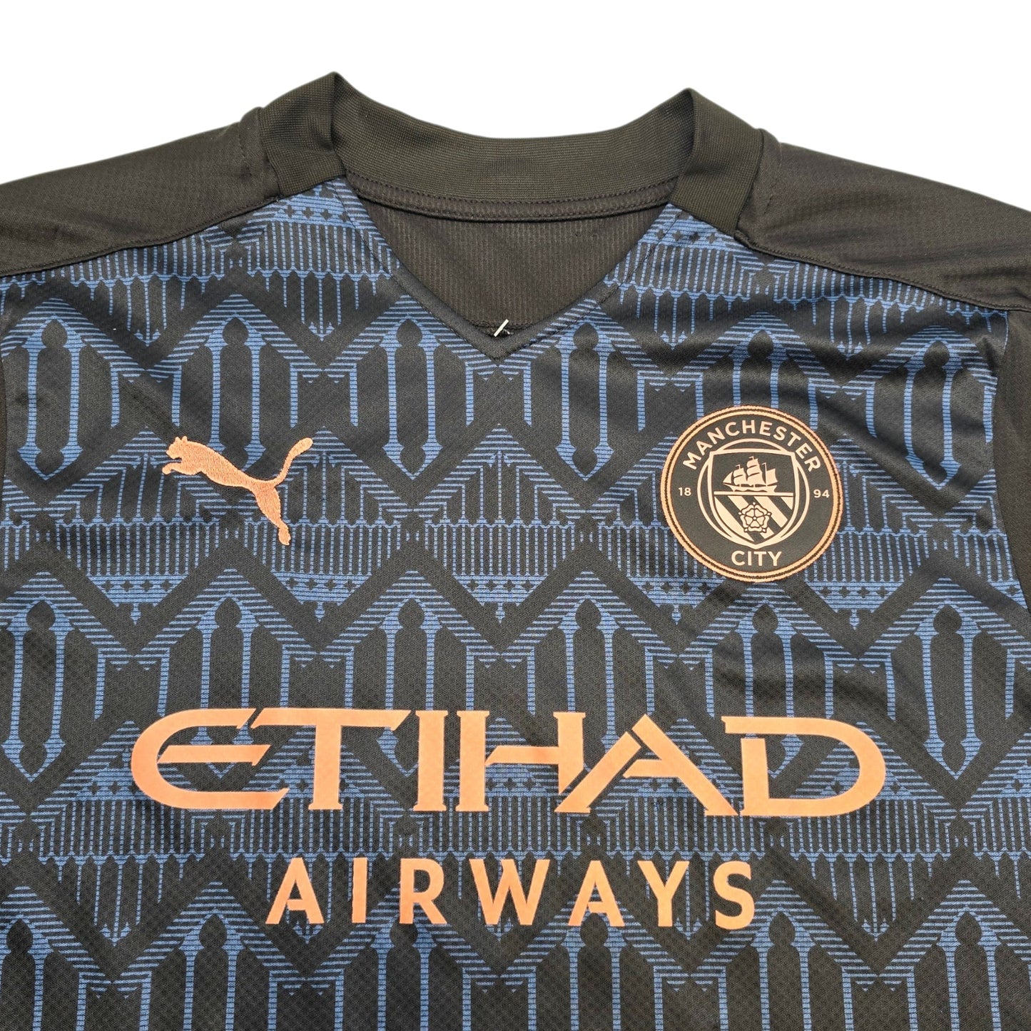 2020/21 Manchester City Away Football Shirt (S) Puma #10 Kun Aguero