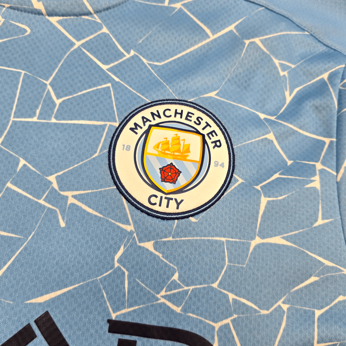 2020/21 Manchester City Home Football Shirt (M) Puma #17 De Bruyne