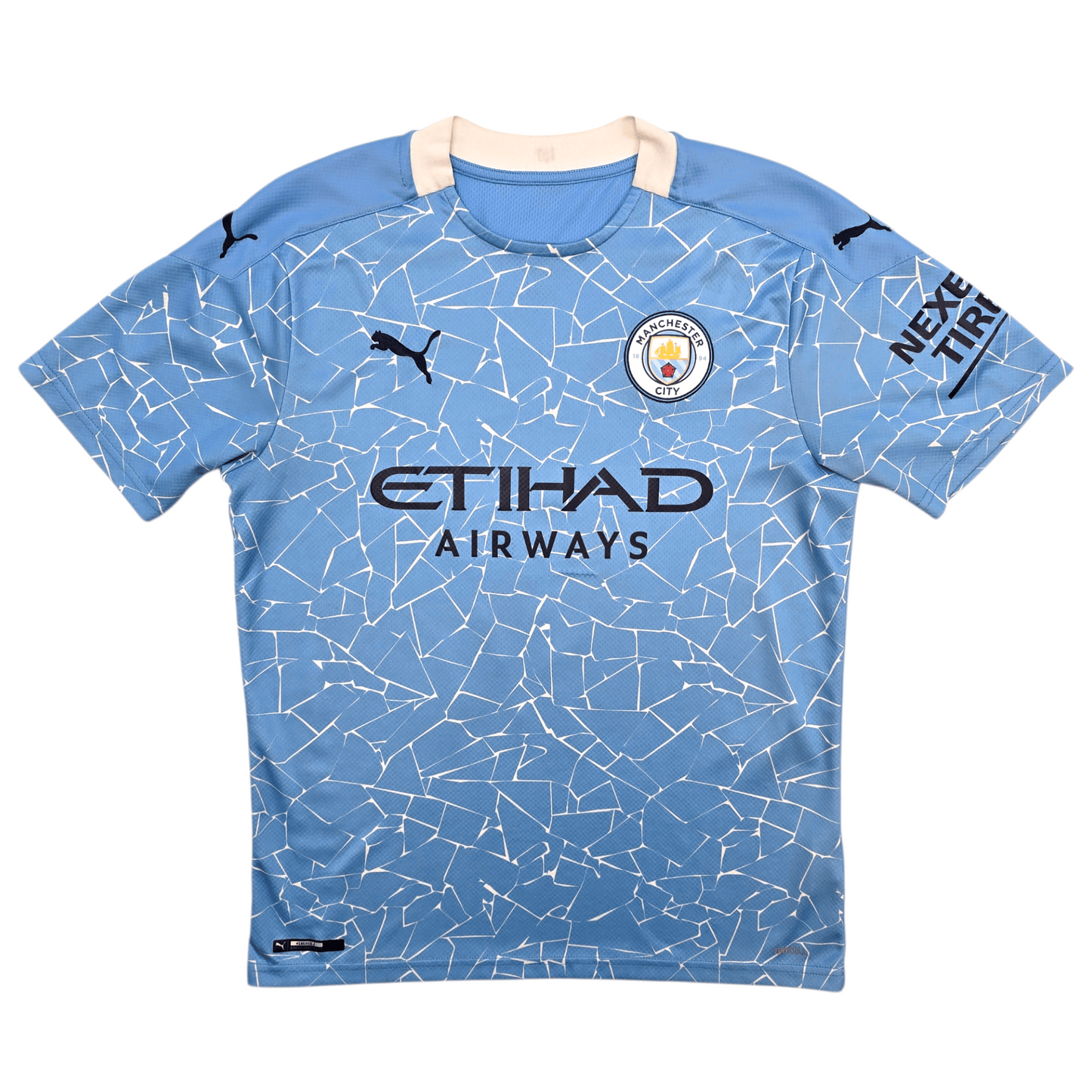 2020/21 Manchester City Home Football Shirt (M) Puma #17 De Bruyne