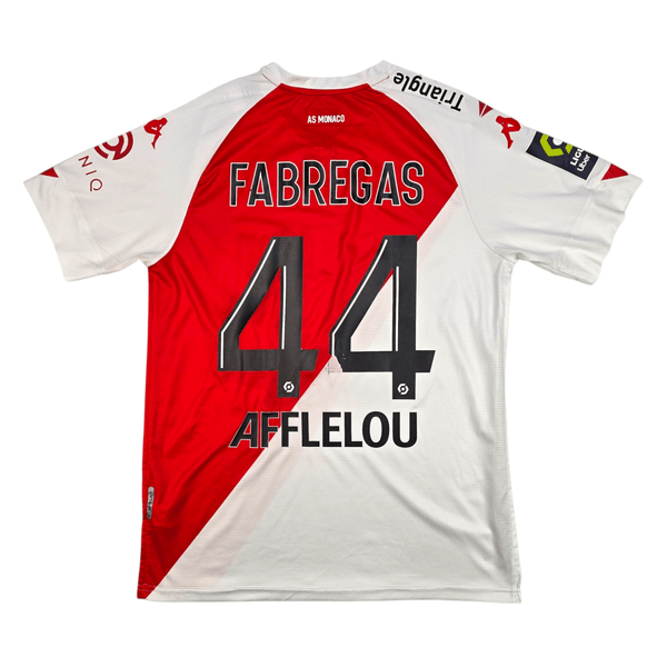2020/21 Monaco Home Football Shirt (XL) Kappa #44 Fabregas (Player Version)