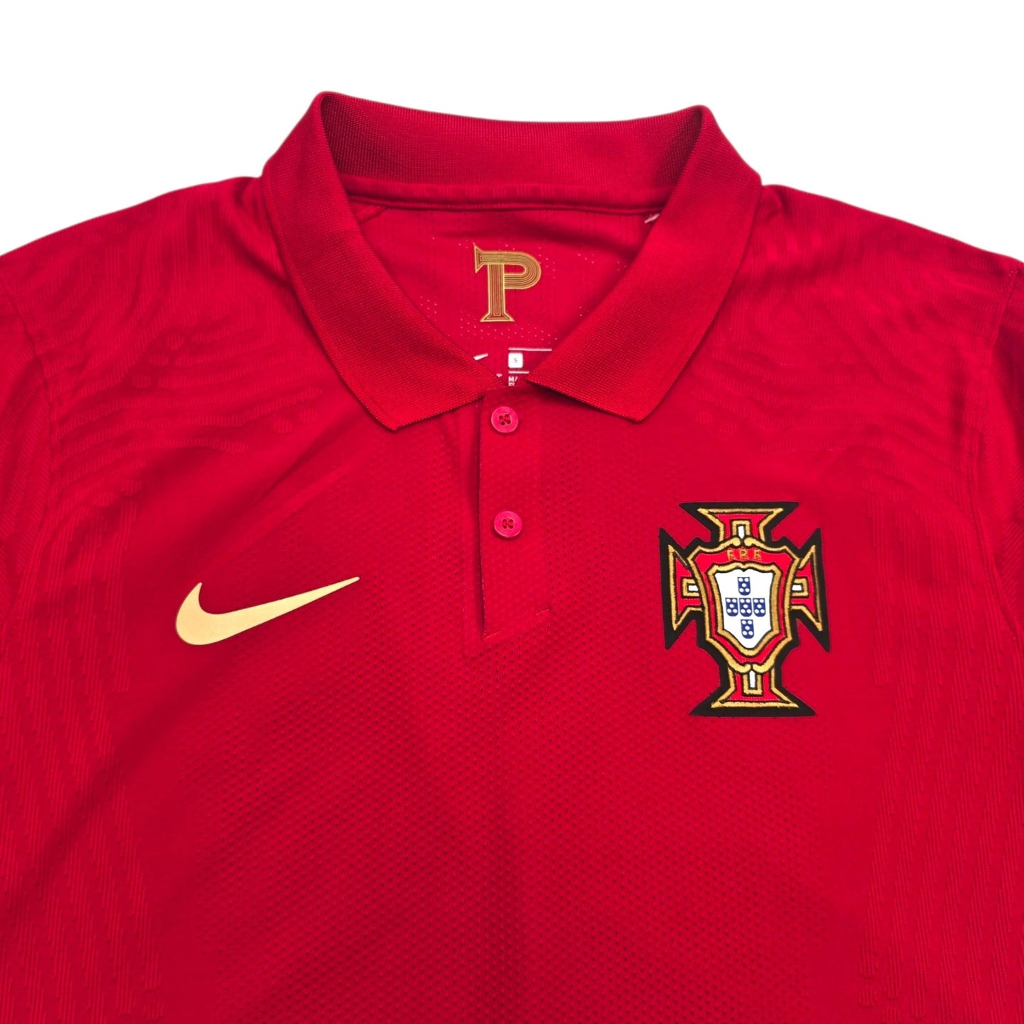2020/21 Portugal Home Football Shirt (S) Nike (Player Version)