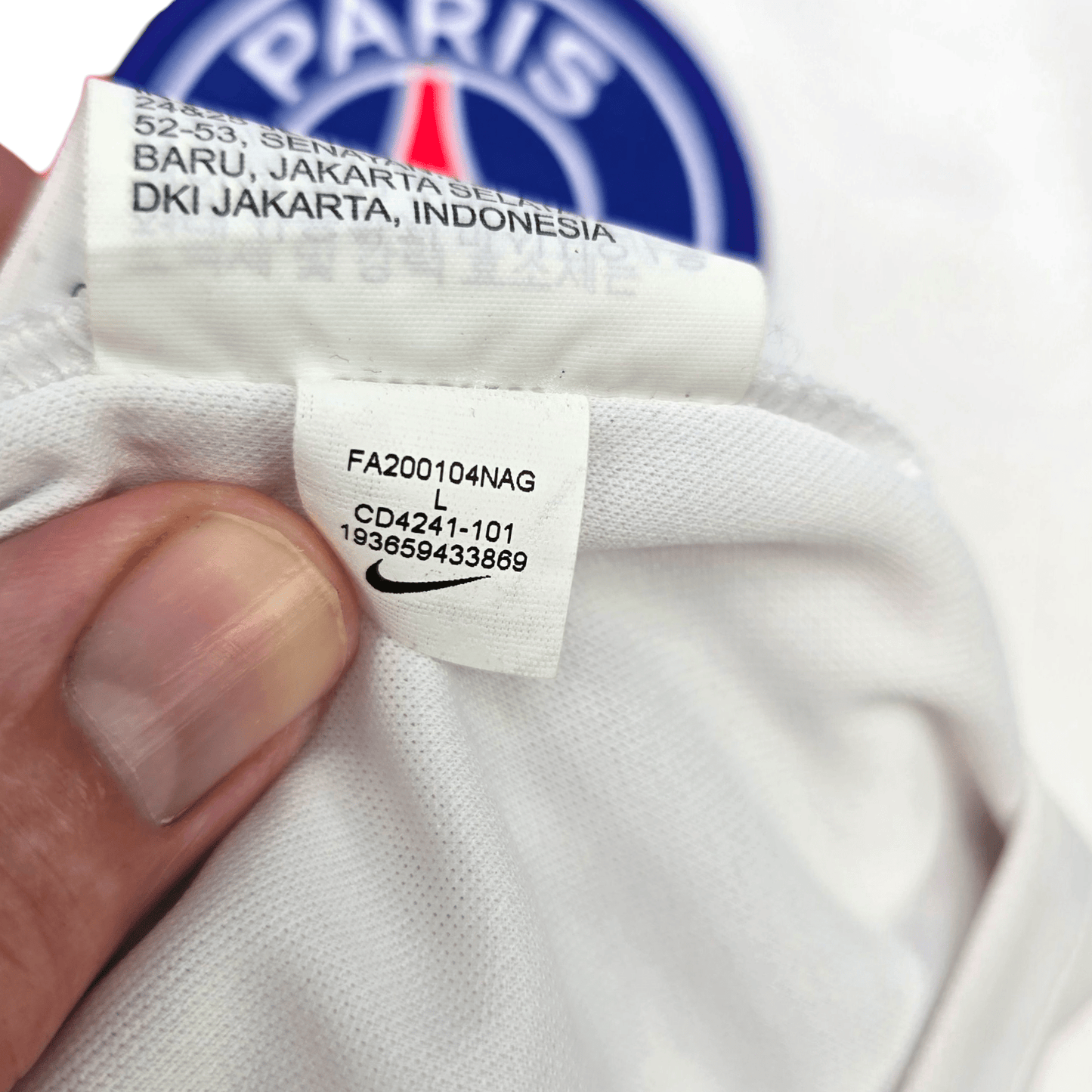 2020/21 PSG Away Football Shirt (L) Nike #7 Mbappe
