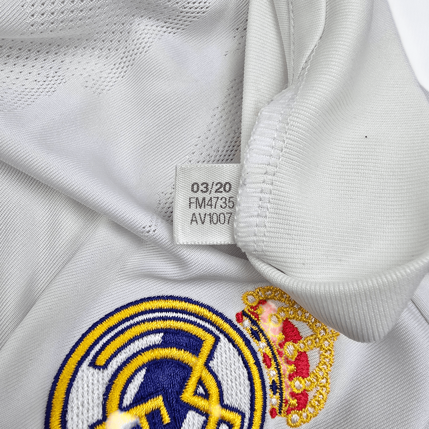 2020/21 Real Madrid Home Football Shirt (L) Adidas #9 Benzema