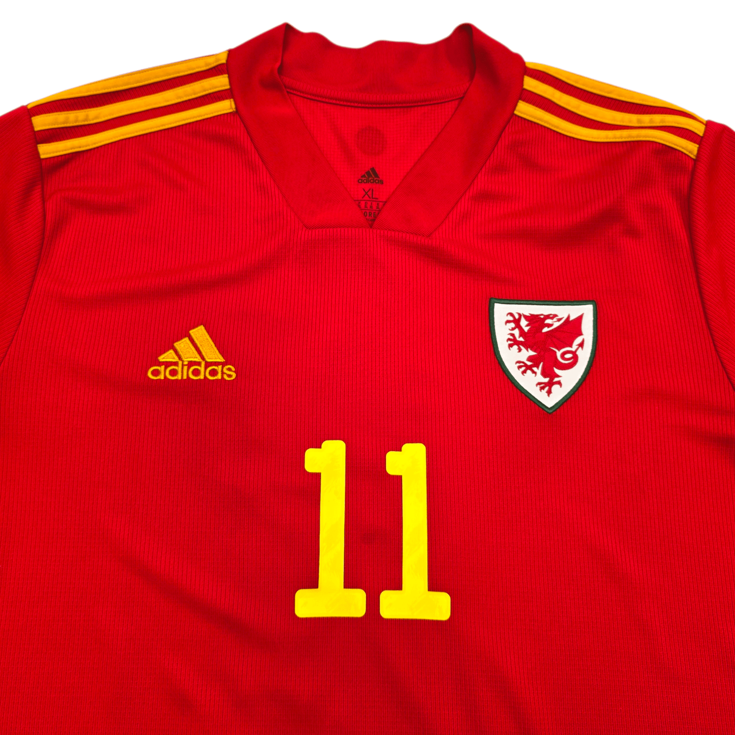 2020/21 Wales Home Football Shirt (XL) Adidas #11 Bale