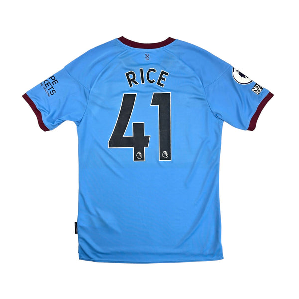 2020/21 West Ham United Away Football Shirt (M) Umbro #41 Rice (BNWTs)