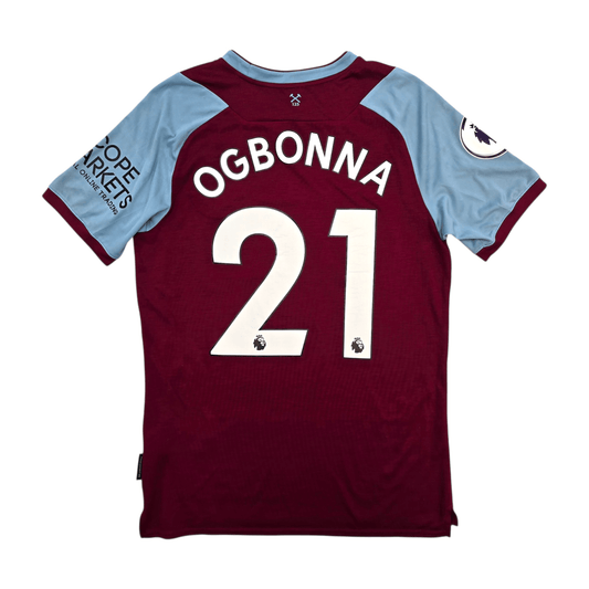 2020/21 West Ham United Home Football Shirt (S) Umbro #21 Ogbonna