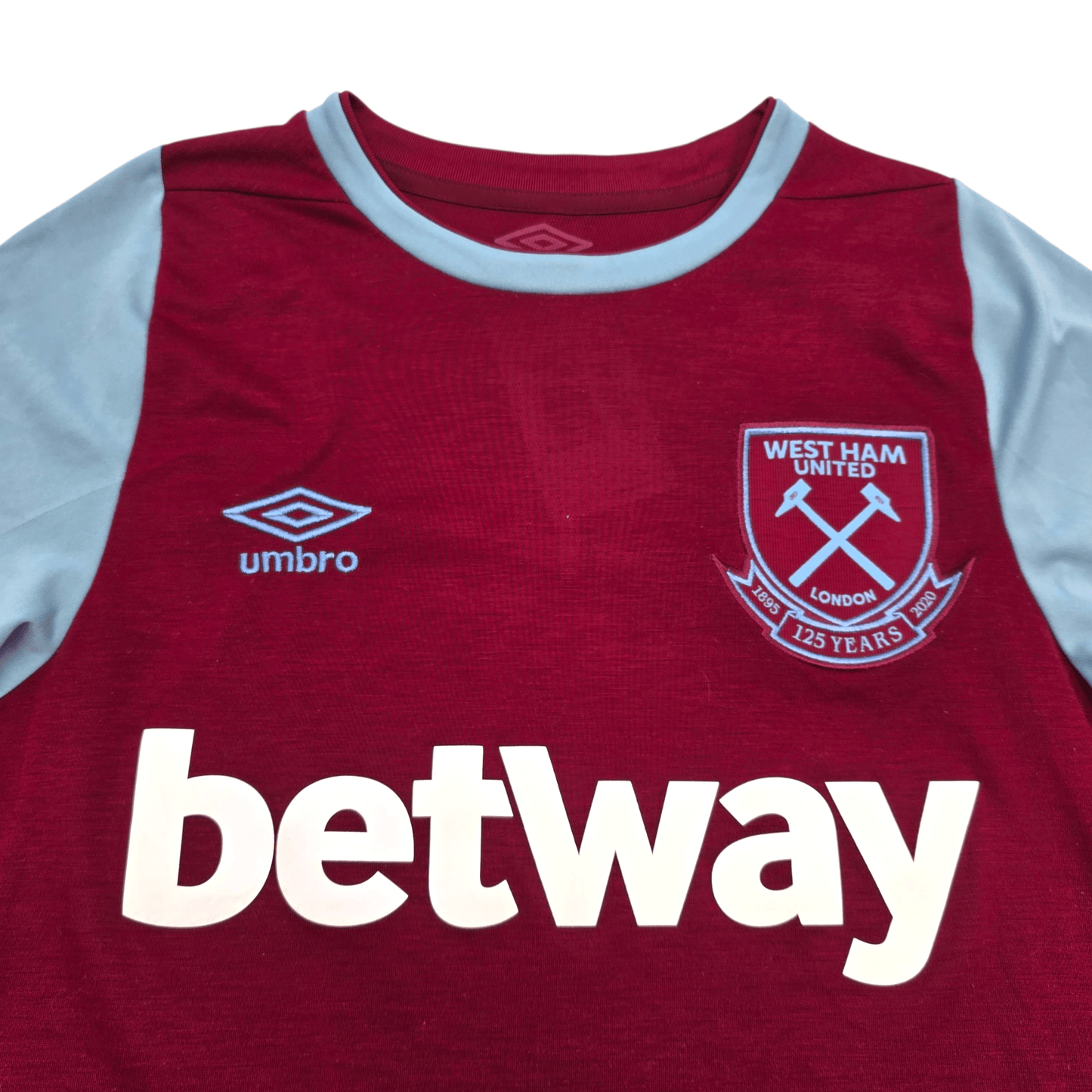2020/21 West Ham United Home Football Shirt (S) Umbro #21 Ogbonna