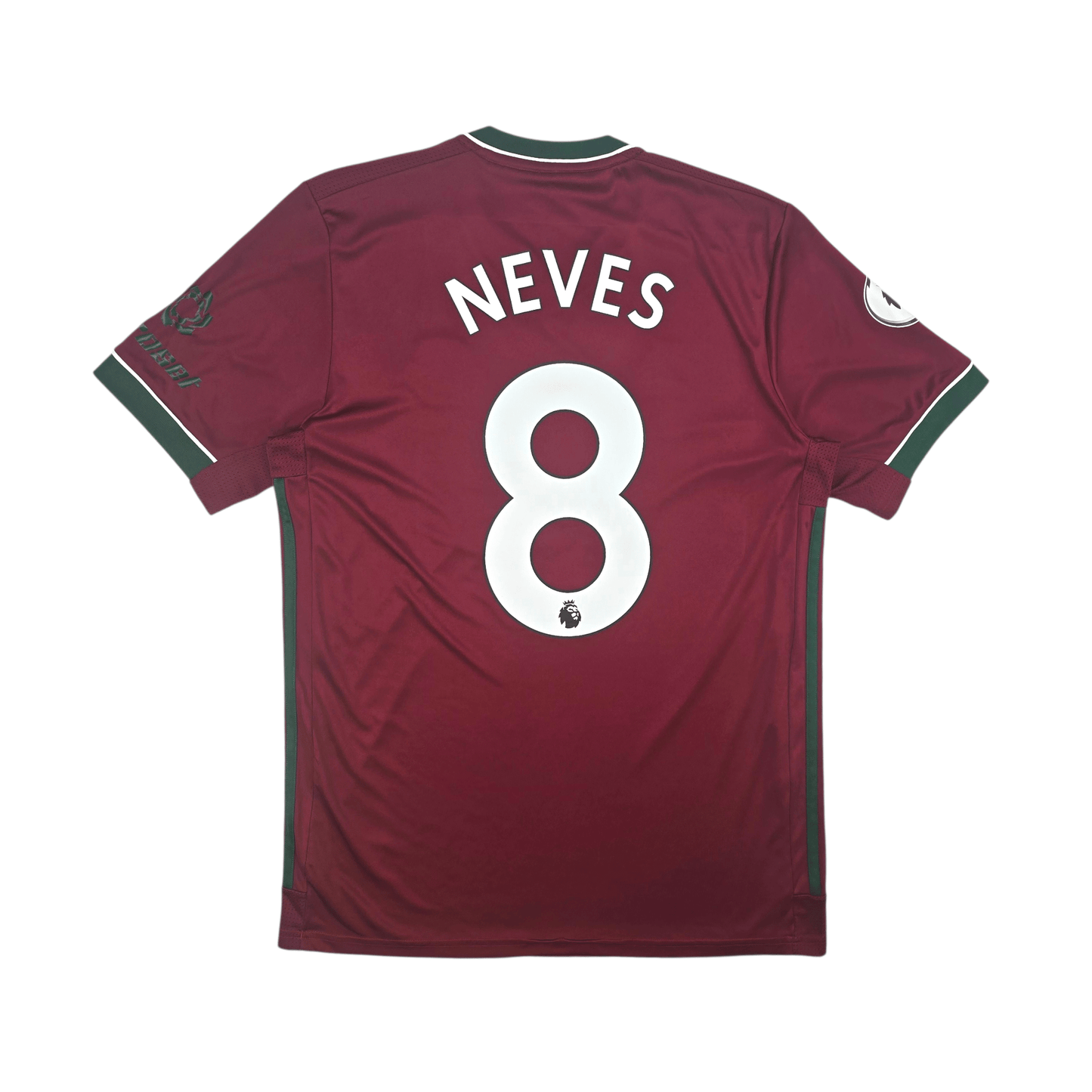 2020/21 Wolverhampton Wanderers Third Football Shirt (M) Adidas #8 Neves