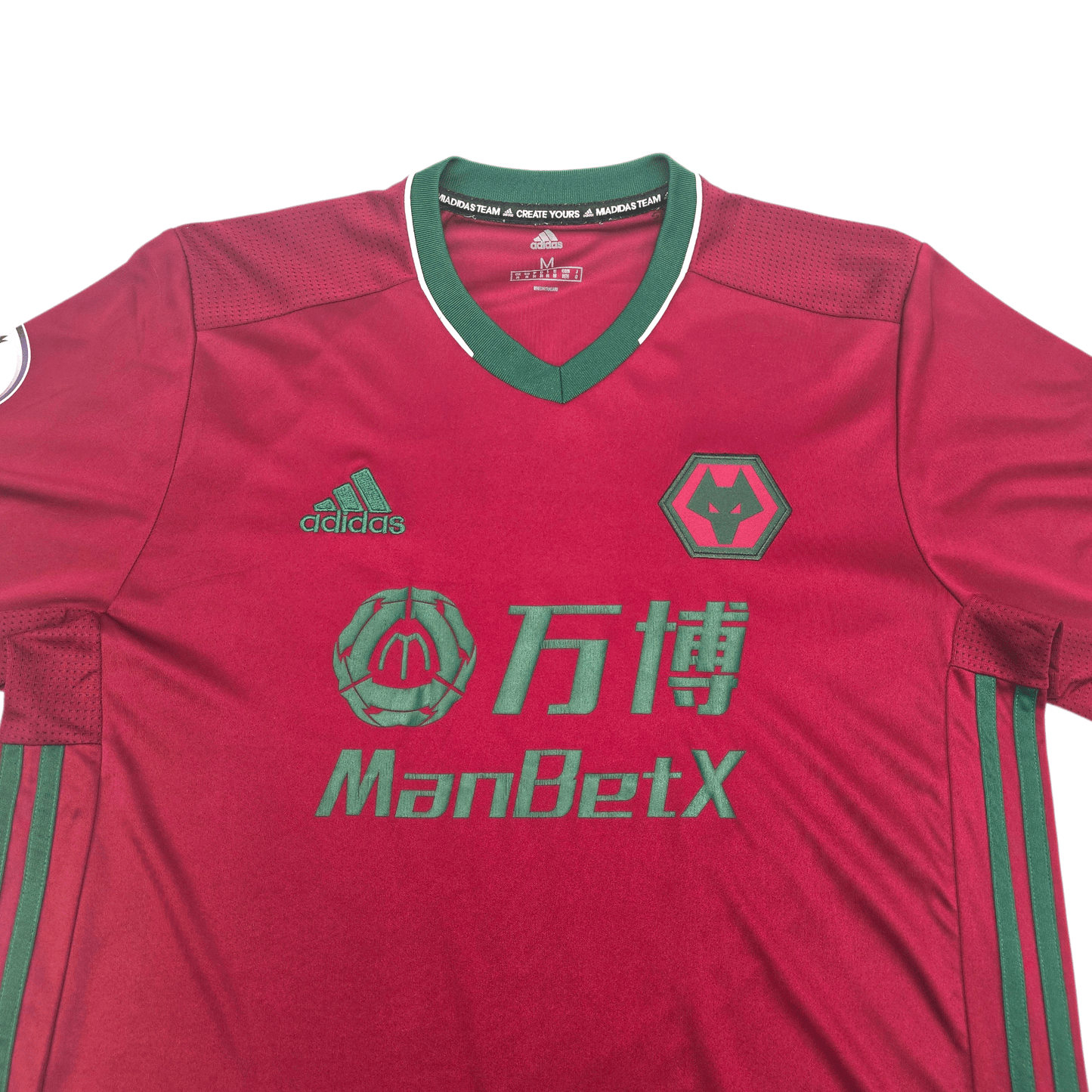 2020/21 Wolverhampton Wanderers Third Football Shirt (M) Adidas #8 Neves