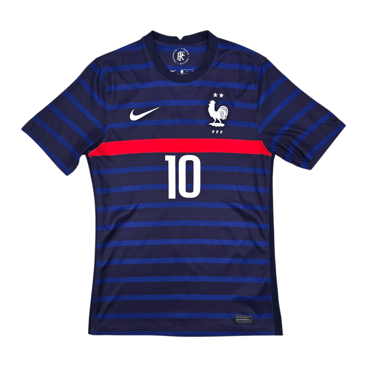 2020/22 France Home Football Shirt (S) Nike #10 Mbappe