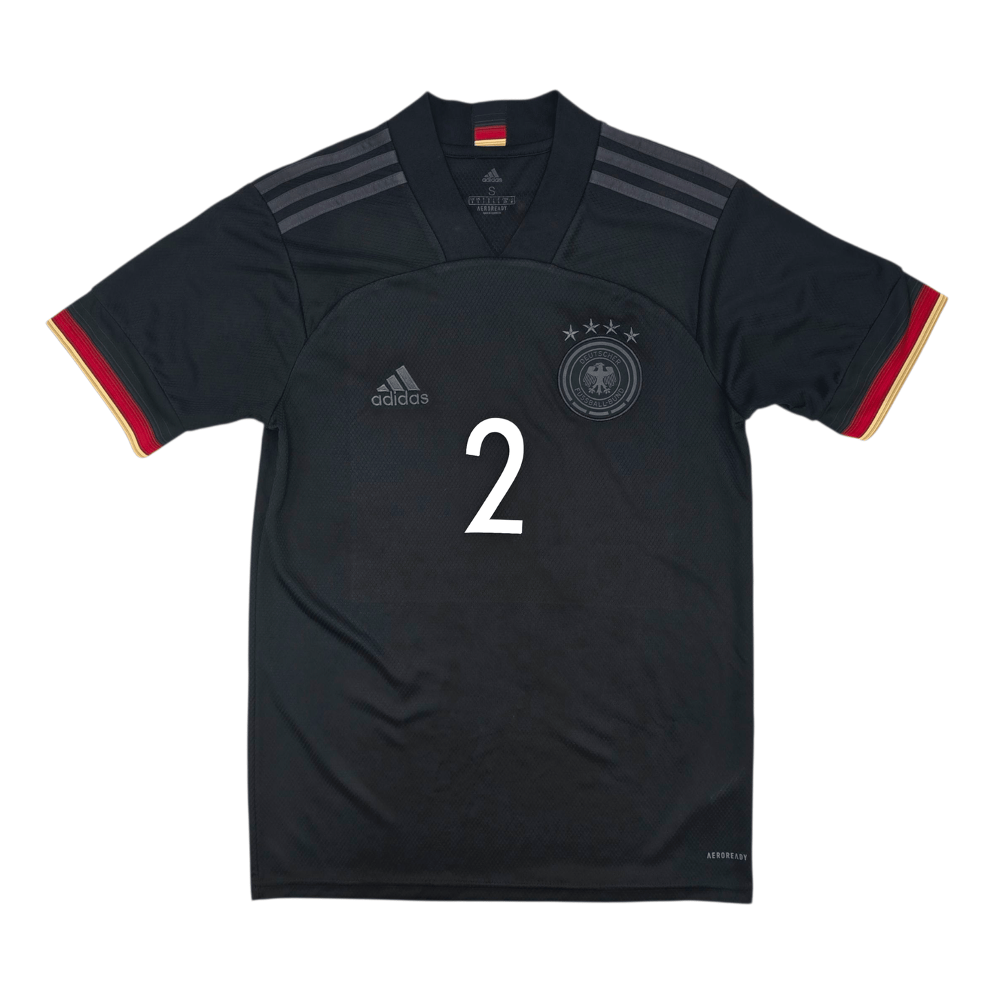 2020/22 Germany Away Football Shirt (S) Adidas #2 Rüdiger