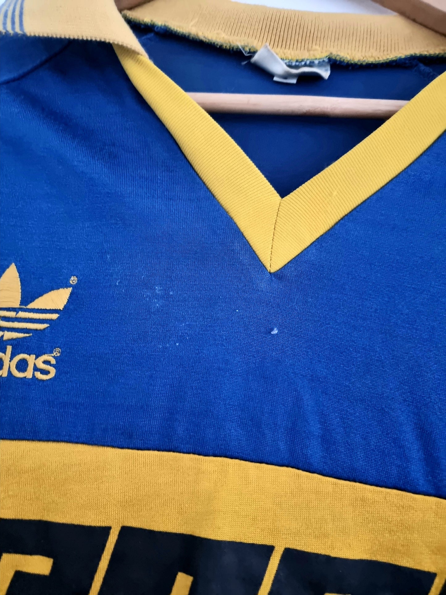 Adidas Boca Juniors 89/92 Long Sleeve Home Shirt Small