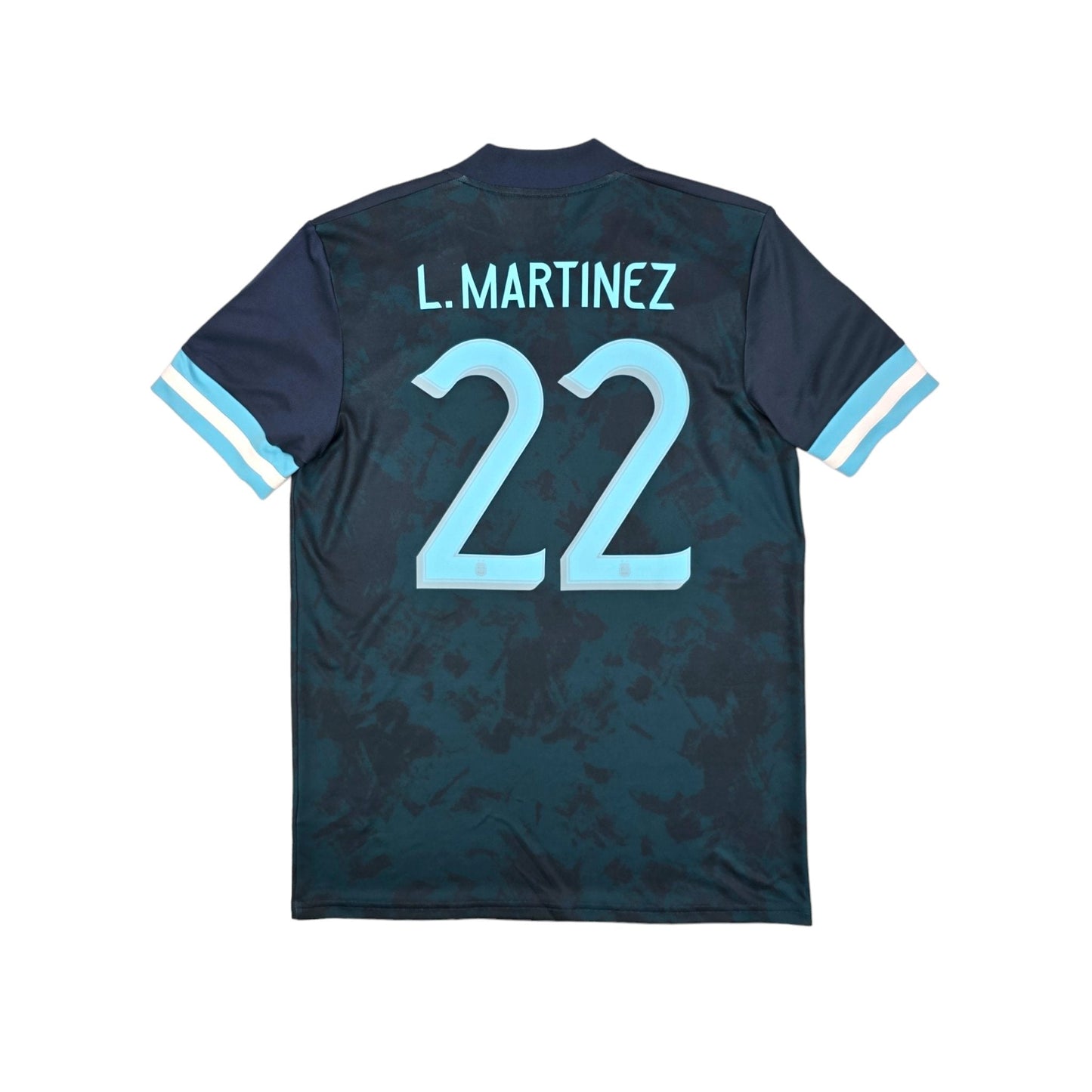 2021/22 Argentina Away Football Shirt (M) Adidas #22 Martinez (WCQ)