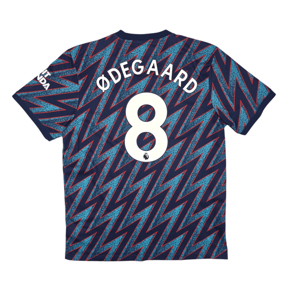 2021/22 Arsenal Third Football Shirt (L) Adidas #8 Ødegaard