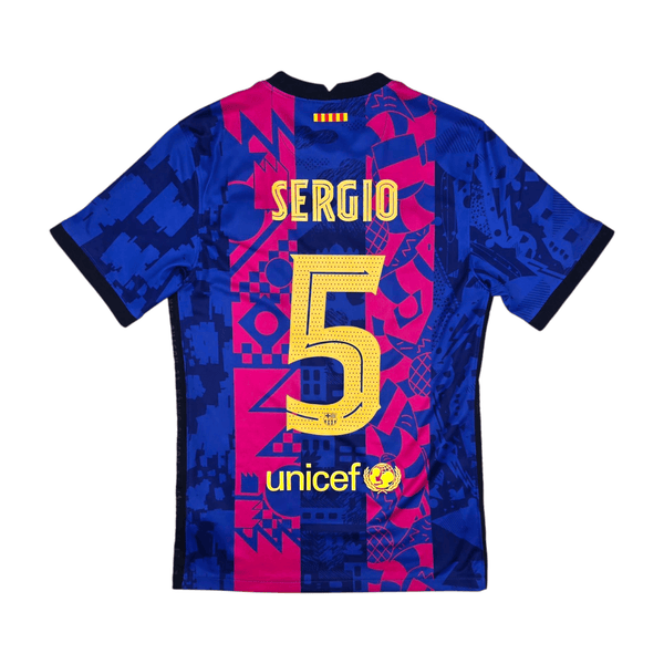 2021/22 Barcelona Third Football Shirt (S) Nike #5 Sergio (Busquets)