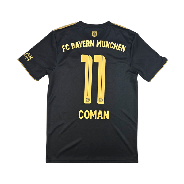 2021/22 Bayern Munich Away Football Shirt (S) Adidas #11 Coman
