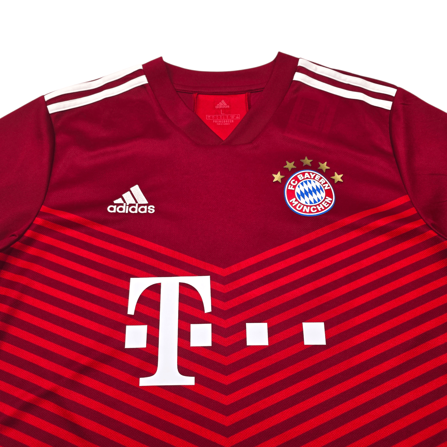 2021/22 Bayern Munich Home Football Shirt (L) Adidas #19 Davies