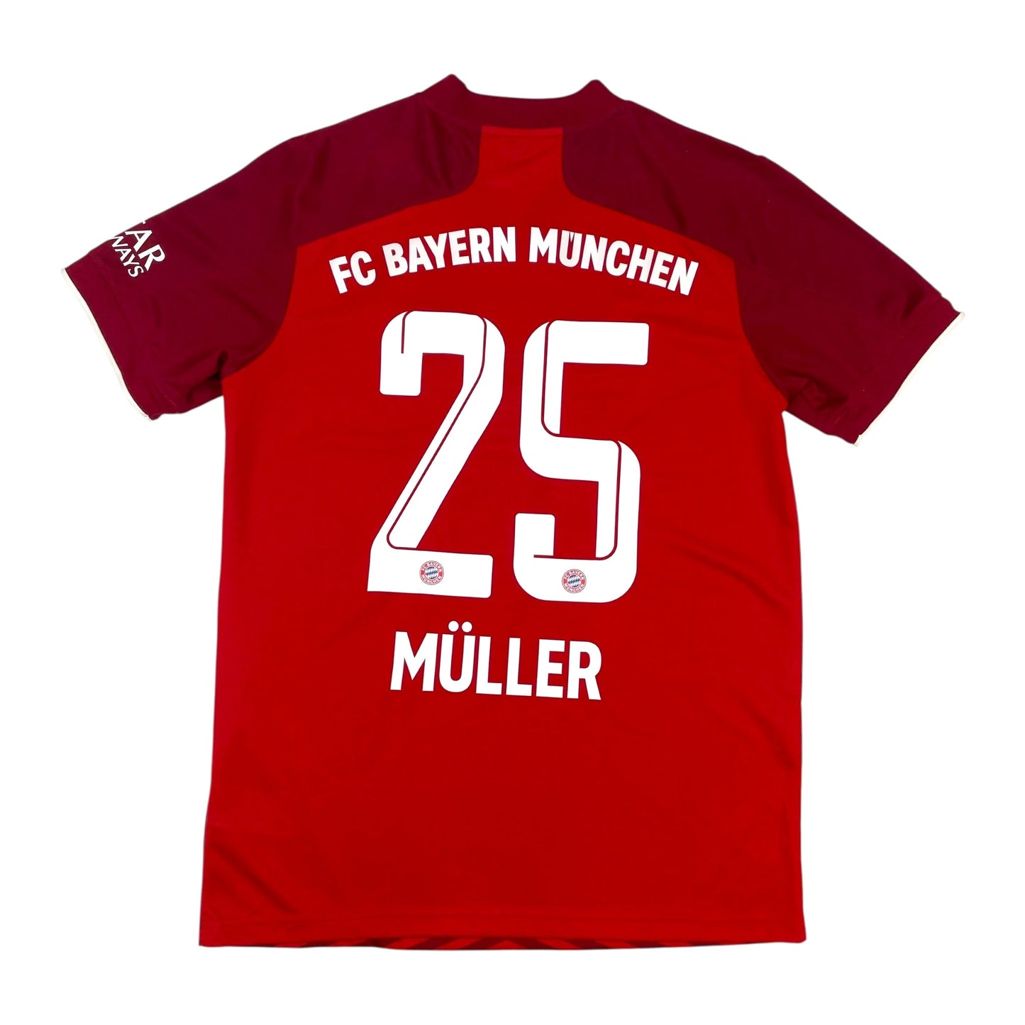 2021/22 Bayern Munich Home Football Shirt (M) Adidas #25 Muller