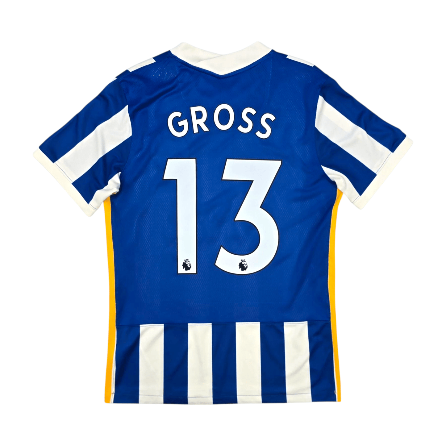2021/22 Brighton Home Football Shirt (M) Nike #13 Gross