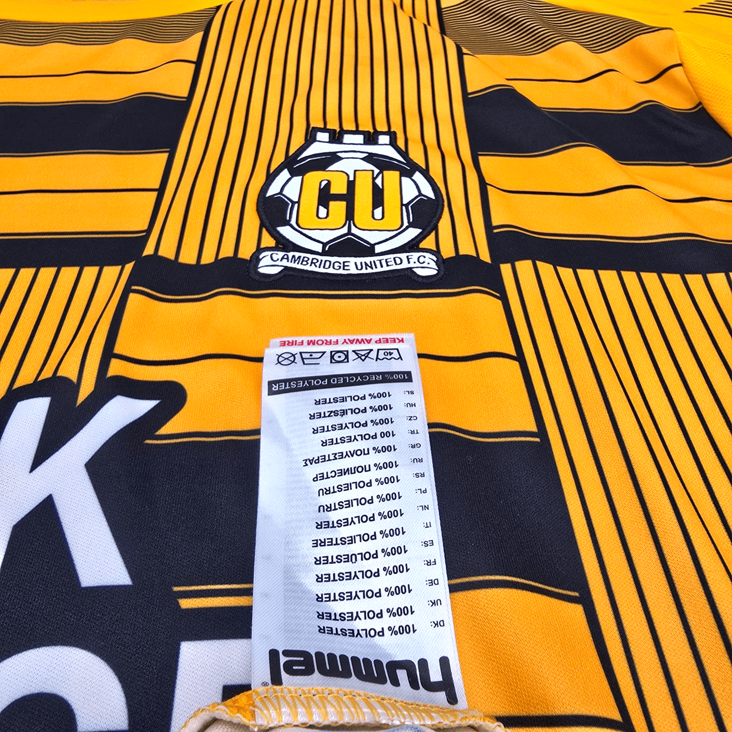 2021/22 Cambridge United Home Football Shirt (2XL) Hummel # 9 Ironside (FA Cup) BNWTs