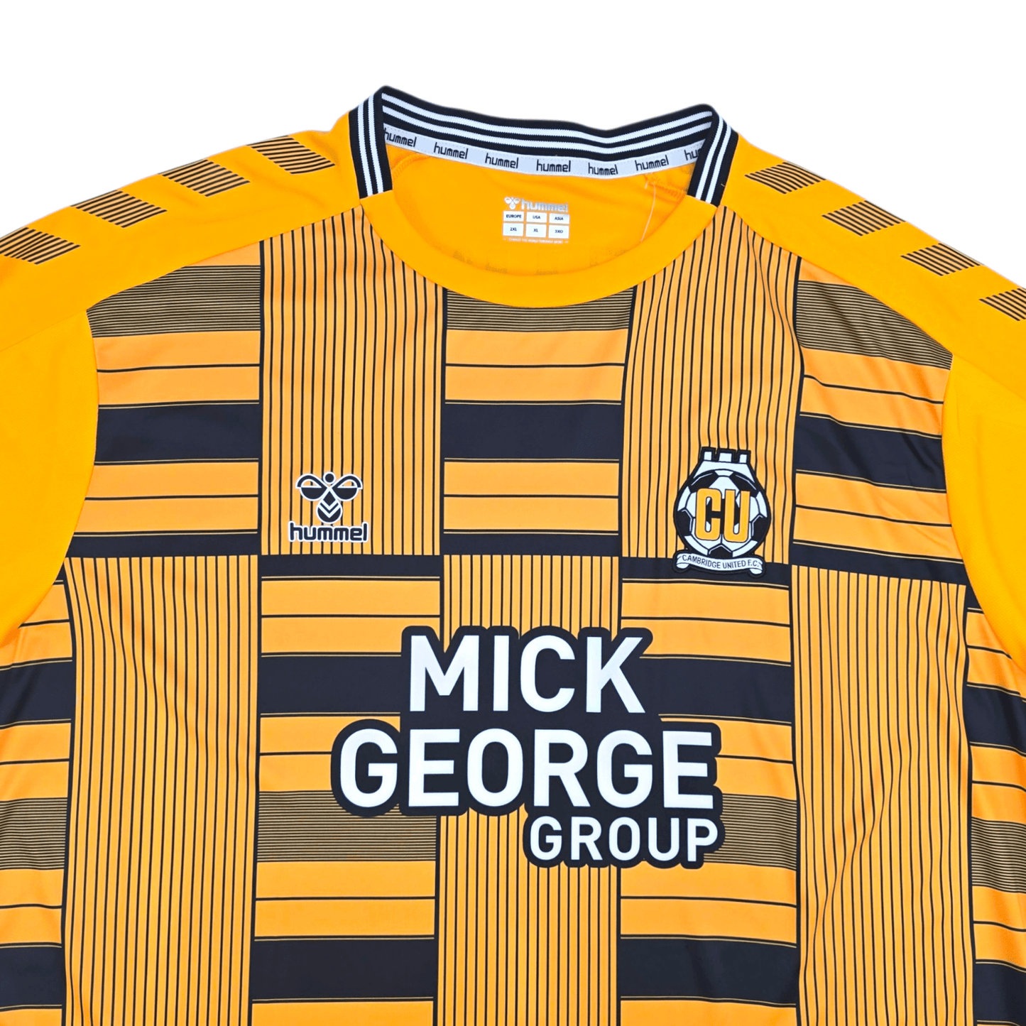 2021/22 Cambridge United Home Football Shirt (2XL) Hummel # 9 Ironside (FA Cup) BNWTs