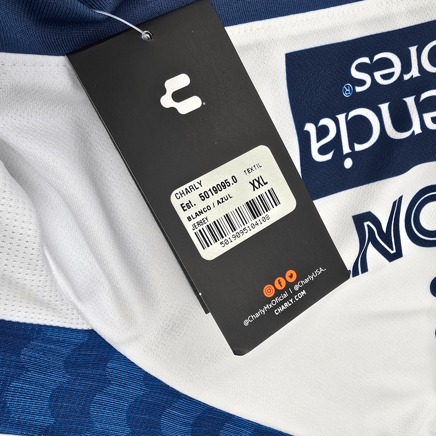 2021/22 CF Pachuca Home Football Shirt (2XL) Charly (BNWTs)