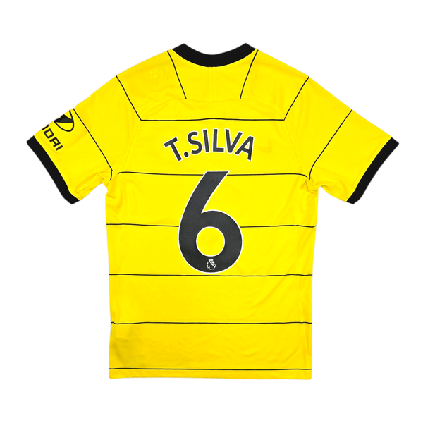 2021/22 Chelsea Away Football Shirt (S) Nike #6 T.Silva