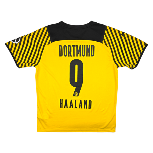 2021/22 Dortmund Home Football Shirt (L) Puma #9 Halland (BNWTs)