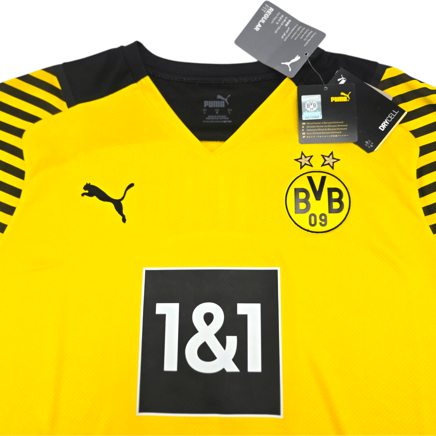 2021/22 Dortmund Home Football Shirt (L) Puma #9 Halland (BNWTs)