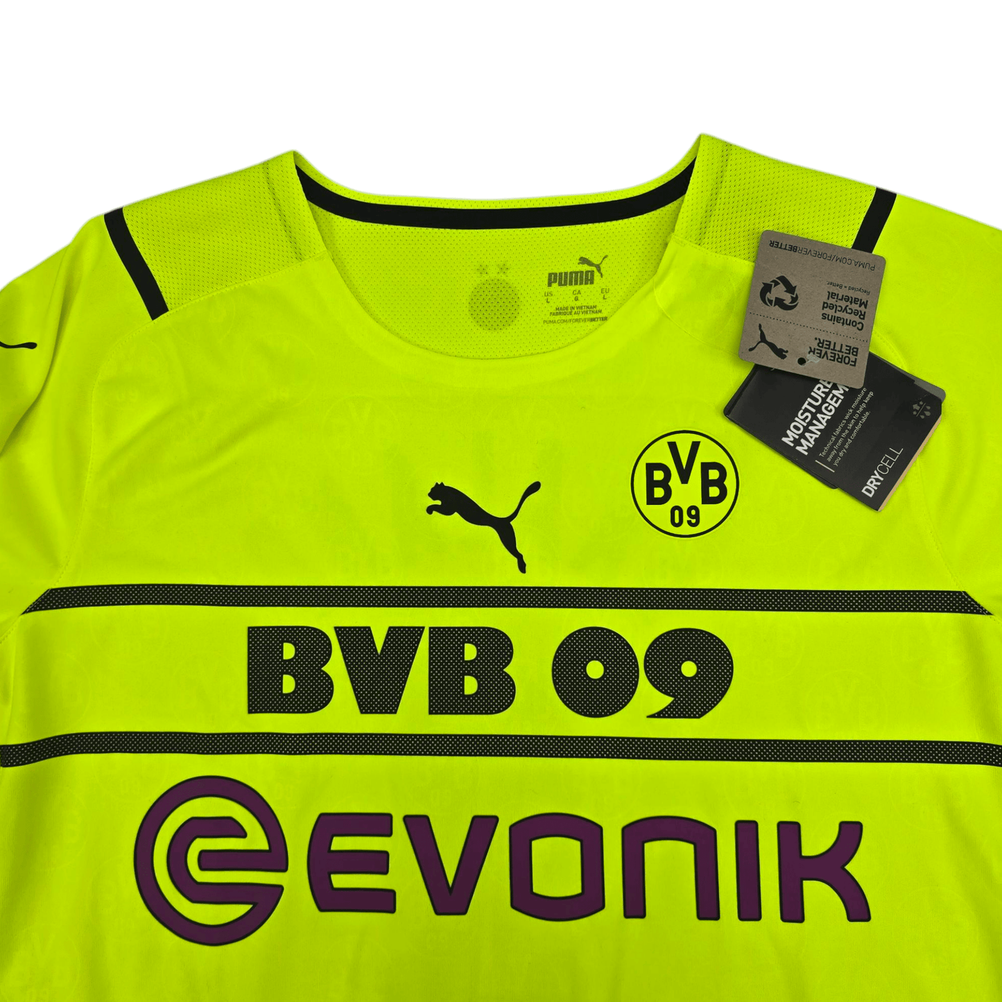 2021/22 Dortmund Home Football Shirt (L) Puma #9 Halland (Cup)