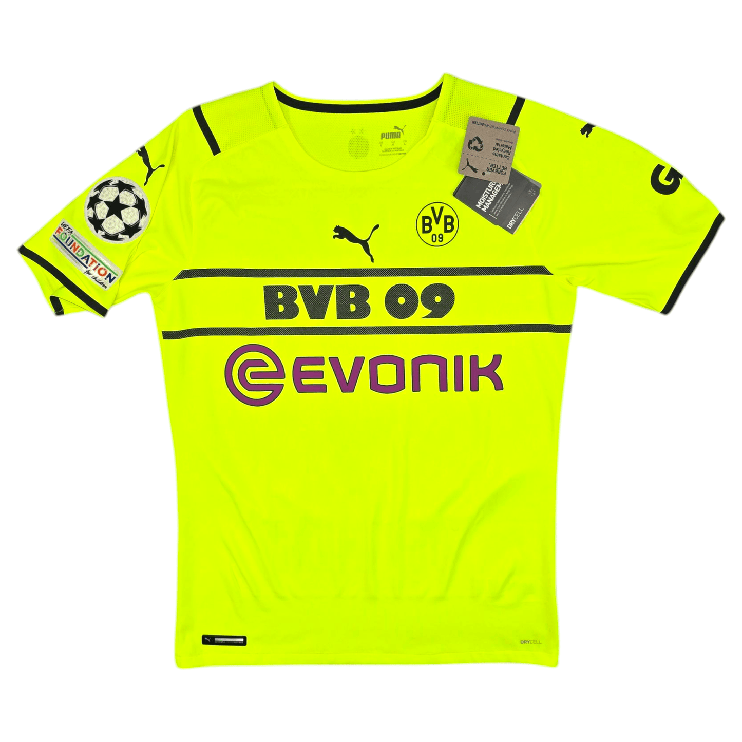2021/22 Dortmund Home Football Shirt (L) Puma #9 Halland (Cup)