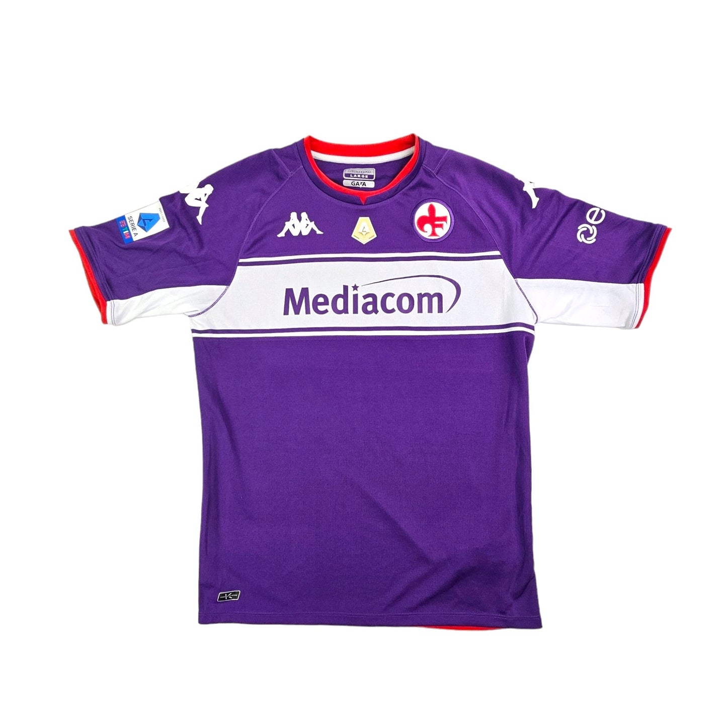 2021/22 Fiorentina Home Football Shirt (L) Kappa #9 Vlahovic