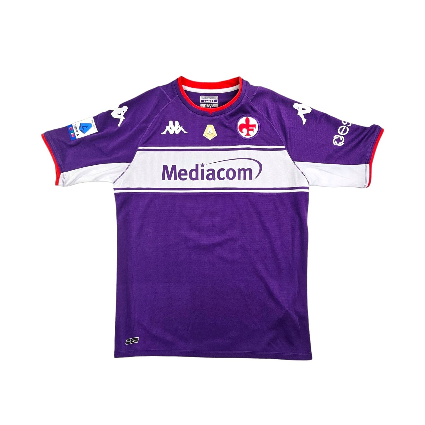 2021/22 Fiorentina Home Football Shirt (L) Kappa #9 Vlahovic