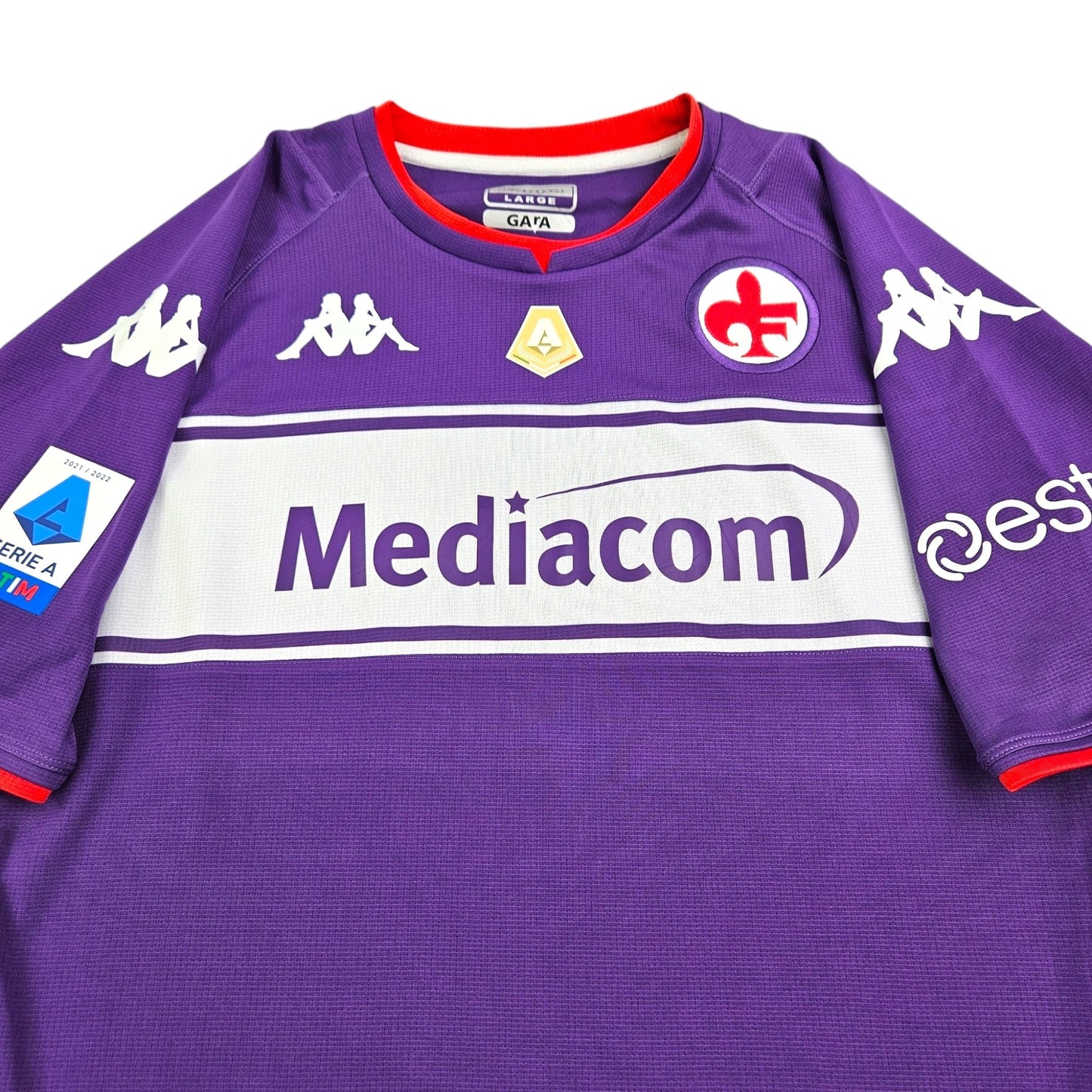 2021/22 Fiorentina Home Football Shirt (XL) Kappa #9 Vlahovic