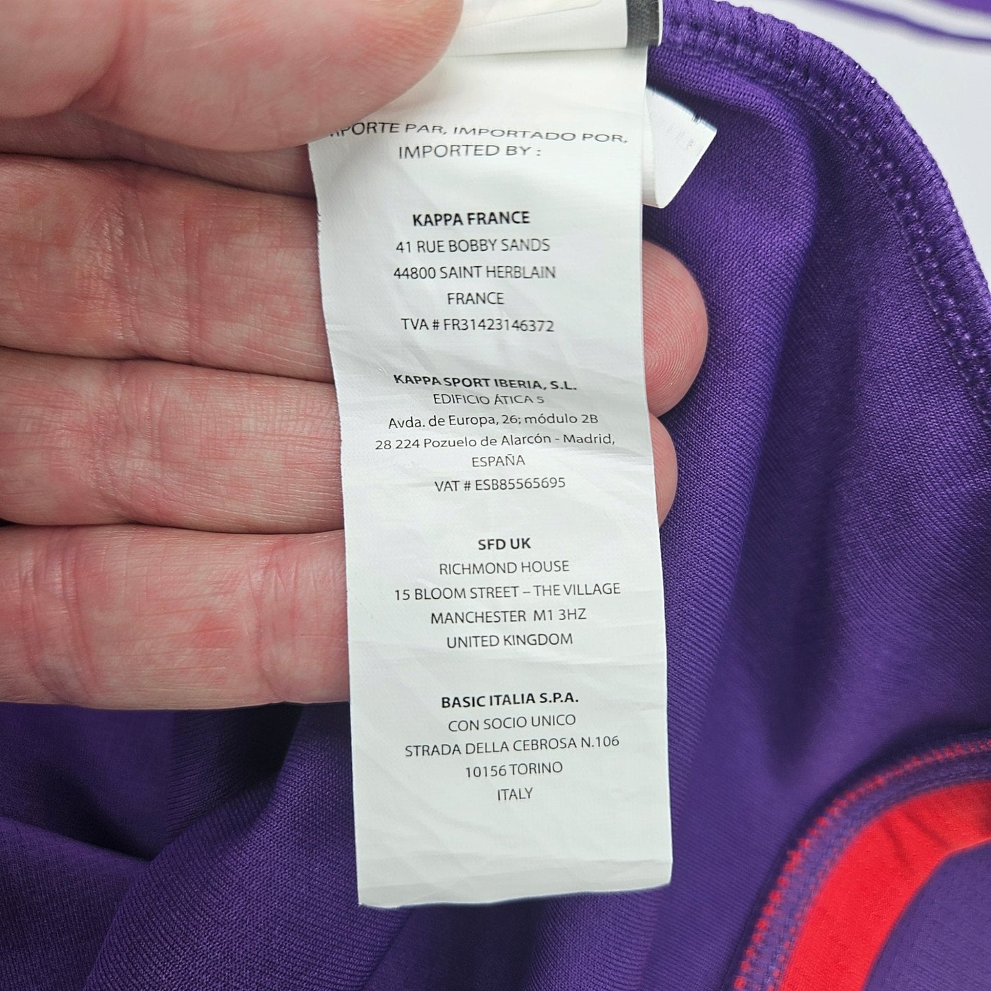 2021/22 Fiorentina Home Football Shirt (XL) Kappa #9 Vlahovic